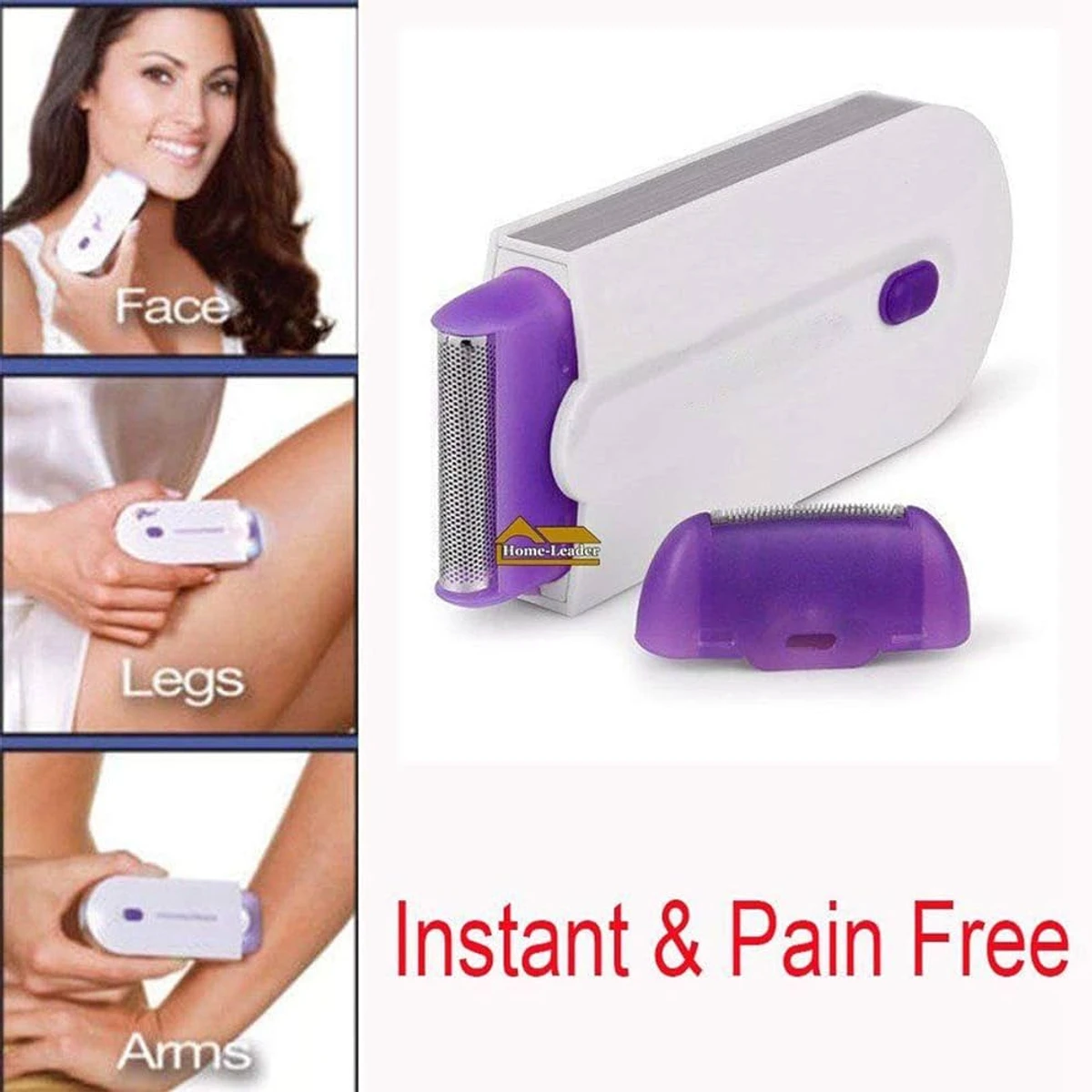 Finishing Touch Hair Remover Epilator Tool Instant Pain With Sensor Light Hair Removal